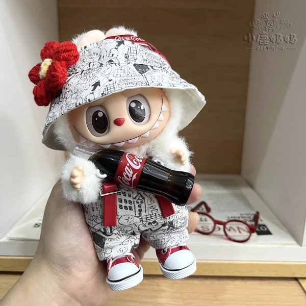Handmade Coca-Cola Series Labubu Outfit Figures - Image 5
