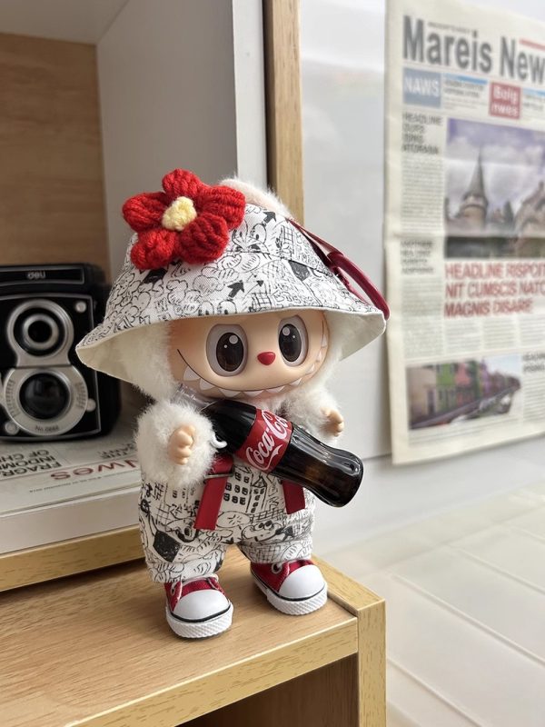 Handmade Coca-Cola Series Labubu Outfit Figures - Image 2